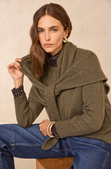 RACHELLE KHAKI SCARF
