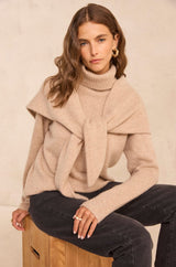 RACHELLE TAUPE SCARF