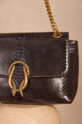 LEON CHOCOLATE LEATHER BAG