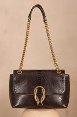 LEON CHOCOLATE LEATHER BAG