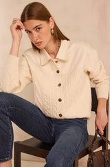 ALABAMA WOOL BLEND CARDIGAN