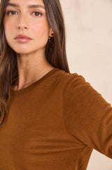 TOPAZE CINNAMON LONG SLEEVE T-SHIRT