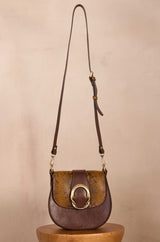 VALENTIN CAMEL LEATHER BAG