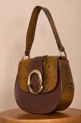 VALENTIN CAMEL LEATHER BAG