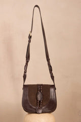 VICTOR CHOCOLATE MINI LEATHER BAG
