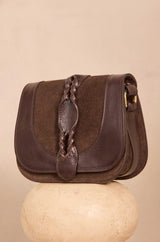 VICTOR CHOCOLATE MINI LEATHER BAG