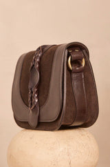 VICTOR CHOCOLATE MINI LEATHER BAG