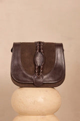VICTOR CHOCOLATE MINI LEATHER BAG