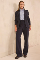 LOUISON NAVY WIDE TROUSERS