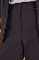 LOUISON NAVY WIDE TROUSERS