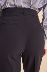 LOUISON NAVY WIDE TROUSERS