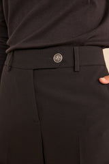 LOLA BLACK WIDE TROUSERS
