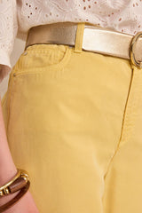 SANDY LEMON WIDE TROUSERS