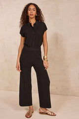 TIBAUT WIDE FINE MESH TROUSERS