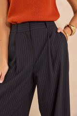FLAUBERT STRIPED WIDE TROUSERS