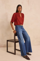 SAVANA EXTRA LARGE TWO-TONE JEANS