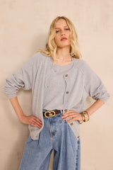 BILLY GLACIER CASHMERE CARDIGAN
