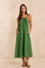 BRIA FLOWY STRAP DRESS