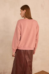 LESHOP COTTON BLEND SWEATSHIRT