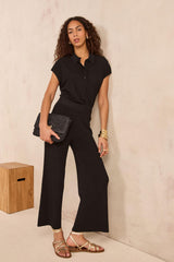 TIBAUT WIDE FINE MESH TROUSERS