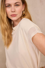 LYO CREAM SHORT-SLEEVE T-SHIRT