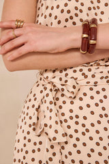 BALRINA SHORT FLUID POLKA DOT DRESS