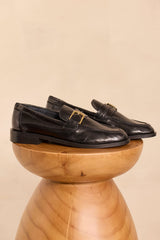 ORNELLA BIS FLAT LEATHER MOCCASIN