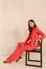 LAYLA GERANIUM WIDE TROUSERS