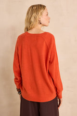 ARY PUMPKIN CASHMERE SWEATER