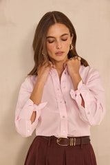 MARIA LONG-SLEEVE COTTON SHIRT