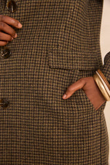 ANABELLE PRINCE OF WALES CHECKERED COAT