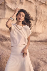 ALBANE SLEEVELESS SWEATER
