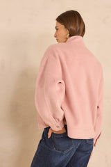 CHRIS PINK MIXED WOOL JACKET