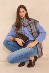 DJODDY SLEEVELESS MIXED WOOL COAT
