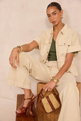 VITA NATURAL SHORT SLEEVE COTTON JACKET