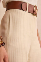 LAYLA WIDE STRIPED TROUSERS