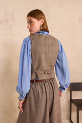 BABEL PRINCE OF WALES PRINTED VEST