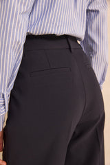 LOLA NAVY WIDE TROUSERS