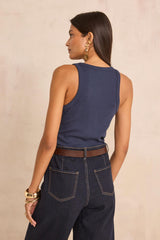LEOPOLD INK COTTON BLEND TANK TOP