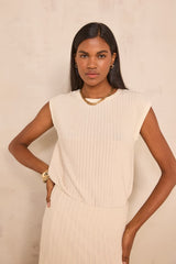 ALBANE SLEEVELESS SWEATER