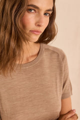 ALICE SHORT-SLEEVED WOOL SWEATER