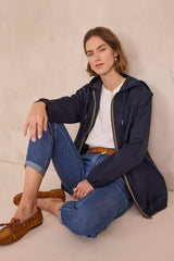 LAURENA ECRU COTTON POLO SHIRT