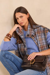 ALIZEE LAVENDER CASHMERE SWEATER