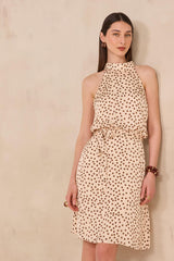 BALRINA SHORT FLUID POLKA DOT DRESS