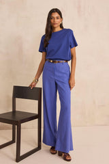 TAMINA LAVENDER WIDE TROUSERS