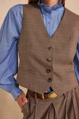 BABEL PRINCE OF WALES PRINTED VEST