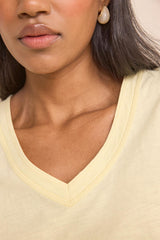 DELYA LEMON COTTON T-SHIRT