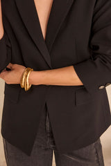 SIMONE BLACK TAILORED JACKET
