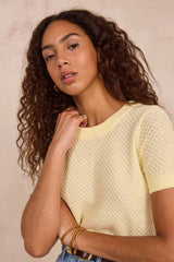 PATRIZIA SHORT SLEEVE SWEATER