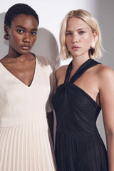 BAILEY PLEATED STRAIGHT DRESS